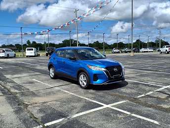 Blue Nissan Kicks SUV 2022