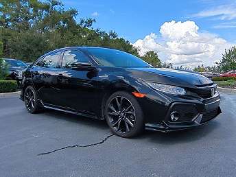 Black Civic Hatchback 2017