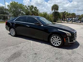 Black Cadillac CTS Sedan 2014