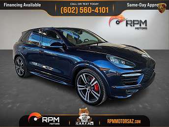 Blue Porsche Cayenne GTS 2014