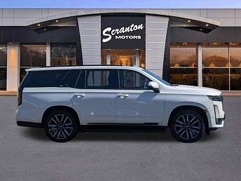 White Cadillac Escalade SUV 2021