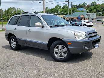 Black Santa Fe SUV 2006