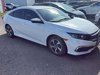 White Honda Civic Sedan 2019