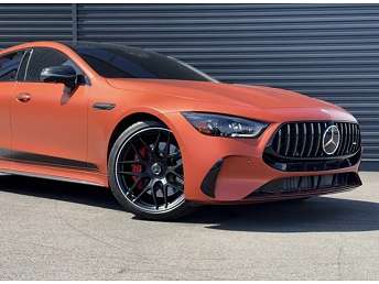 Orange Mercedes-Benz AMG GT Coupe 2024