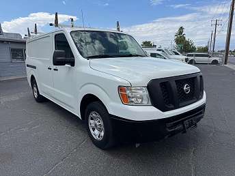 White Nissan NV Van 2016