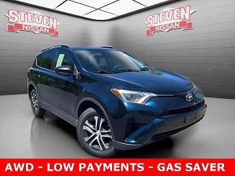 Blue 2017 Toyota RAV4 SUV