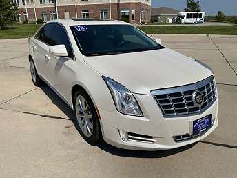 White Cadillac XTS Sedan 2013