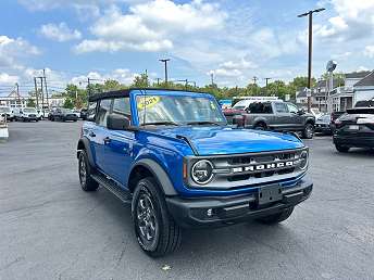 Blue Ford Bronco SUV 2021