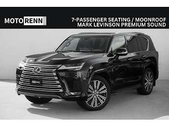 Black Lexus LX SUV 2024