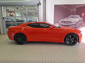 Orange Chevrolet Camaro Coupe 2021