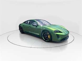 Green Porsche Taycan Sedan 2022