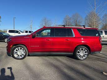 Red Chevrolet Suburban SUV 2021
