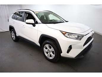White Toyota RAV4 SUV 2019