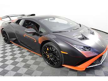 Black Lamborghini Huracan Coupe 2024