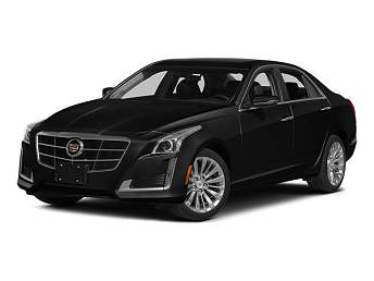 Black Cadillac CTS Sedan 2014