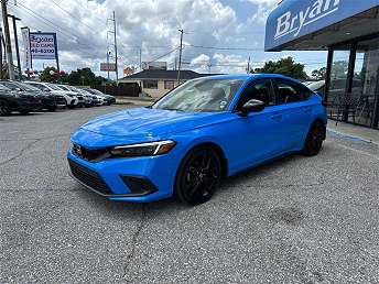 Blue Honda Civic Hatchback 2022