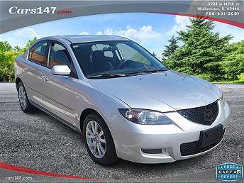 Silver Mazda3 Sedan 2008