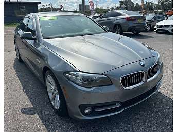 Gray BMW 5 Series Sedan 2015