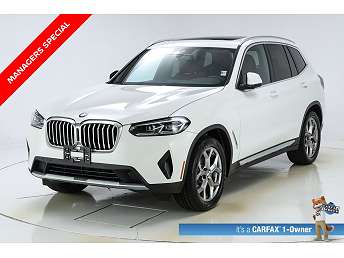 White BMW X3 SUV 2023