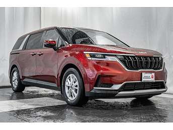 Red Kia Carnival Minivan 2023