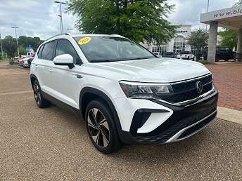 White Volkswagen Taos SUV 2024