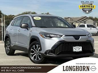 Silver Toyota Corolla Cross SUV 2024