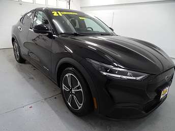 Black Ford Mustang Mach-E SUV 2021