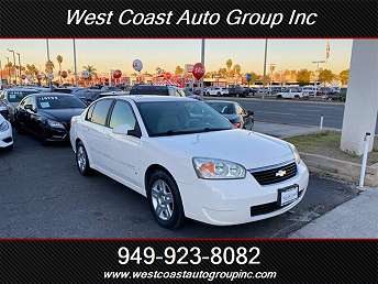 White Malibu Sedan 2006