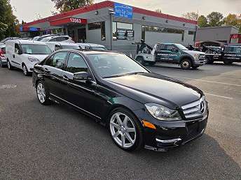 Black Mercedes-Benz C-Class C 350 2013
