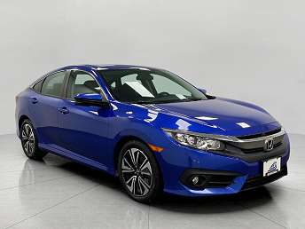 Blue Honda Civic EX-T 2018