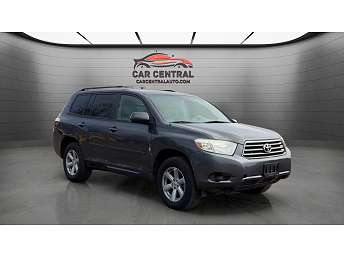 Gray Toyota Highlander SUV 2010