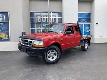 Red Ford Ranger Pickup 2000