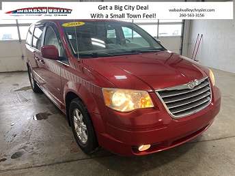 Red Town & Country Minivan 2008