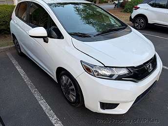 White Honda Fit Hatchback 2017