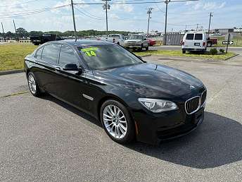 Black BMW 7 Series 750Li xDrive 2014