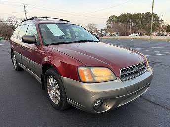 Burgundy Outback Wagon 2004