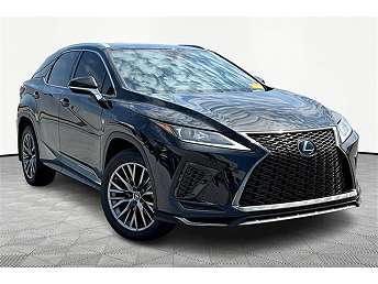 Black Lexus RX SUV 2021