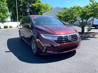 Red 2021 Honda Odyssey Minivan