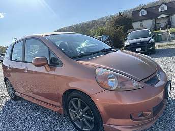 Orange Honda Fit Sport 2007