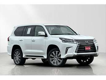 White Lexus LX SUV 2016