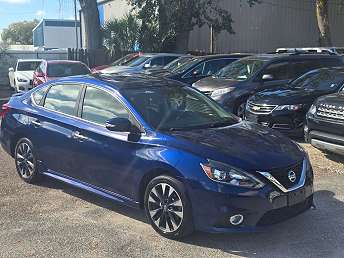 Blue Nissan Sentra Sedan 2019
