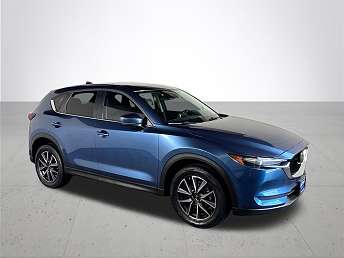 Blue Mazda CX-5 SUV 2018