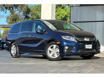 Blue Honda Odyssey Minivan 2019