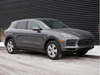 Gray Porsche Cayenne SUV 2022