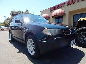 Black X3 SUV 2005