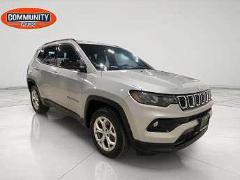 Silver Jeep Compass SUV 2024
