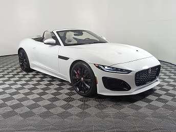 White Jaguar F-Type Convertible 2022