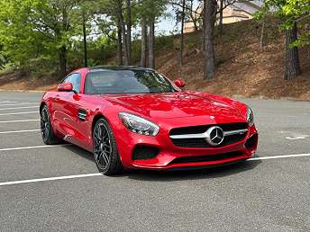 Red Mercedes-Benz AMG GT Coupe 2017