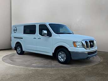 White Nissan NV Van 2012