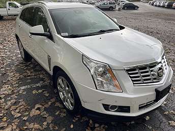 White Cadillac SRX SUV 2016